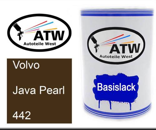 Volvo, Java Pearl, 442: 500ml Lackdose, von ATW Autoteile West.